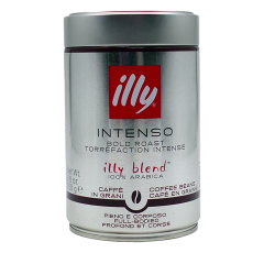 Illy espresso intenso bold roast bonen blik 250 gr.(7385)