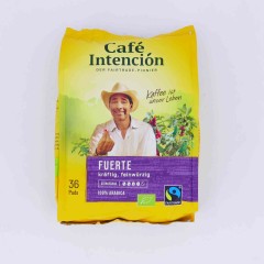 Cafe Intencion ecologico fuerte 36 pads