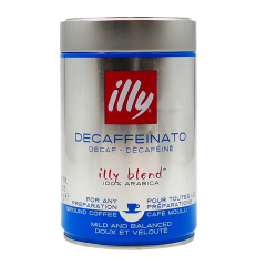 Illy espresso decaf décaféiné gem. blik 250 gr. (7985)