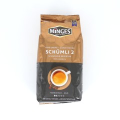 Minges café cremè schümli 2 bonen 1 kg.