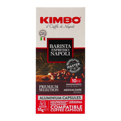 Kimbo espresso barista napoli 10 alu cups (014180)