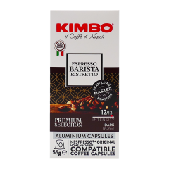 Kimbo espresso barista ristretto 10 alu cups (014178)