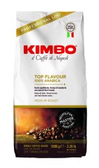 Kimbo top flavour 100% arabica bonen 1 kg.(014015)