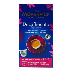 Mövenpick decaffeinato espresso 10 caps / 57 gr.